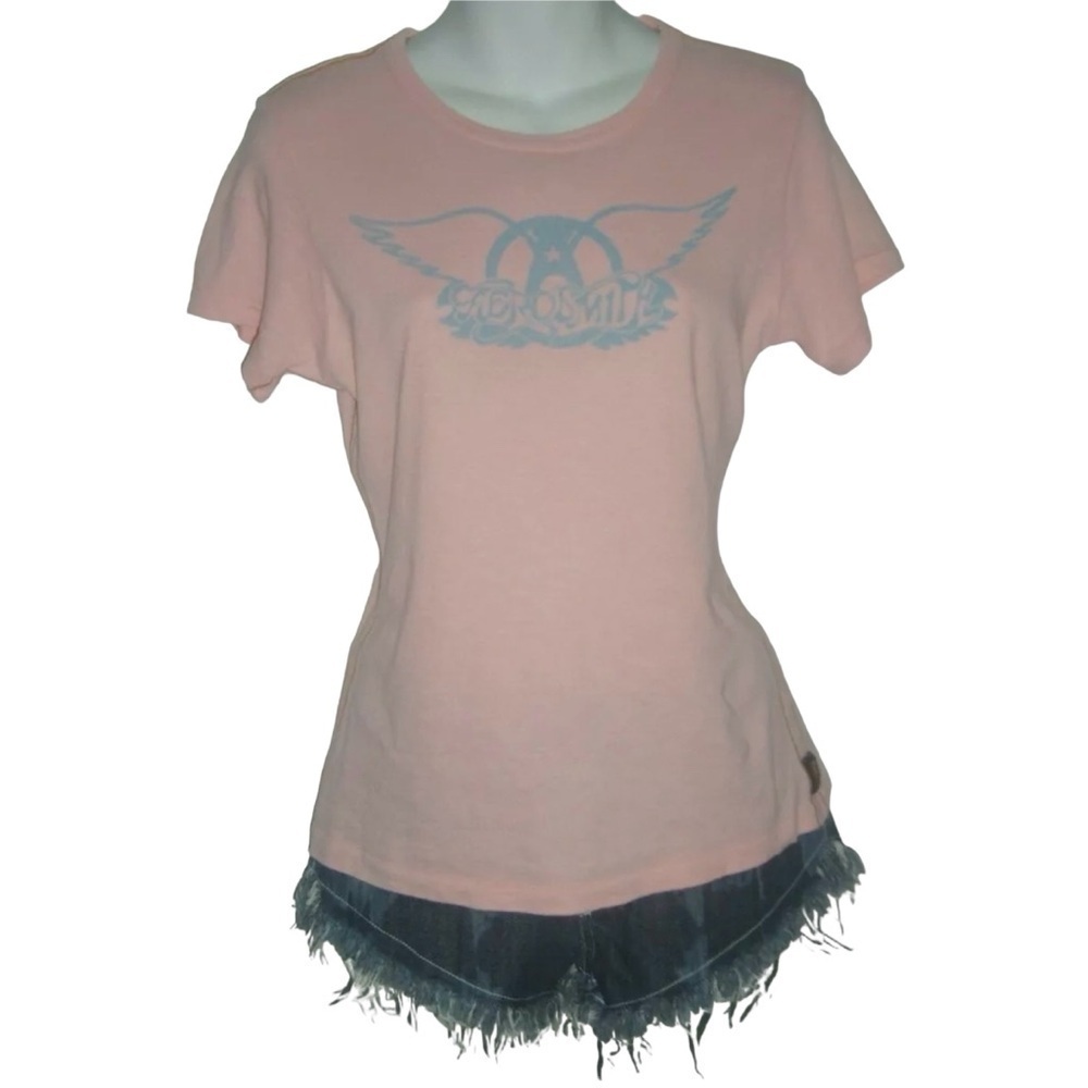 Vintage Trunk LTD Tee Shirt Limited Edition Aerosmith Pink Almost alt egirl y2k